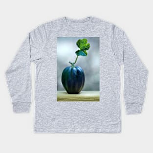 Acorn Squash with leaf Kids Long Sleeve T-Shirt